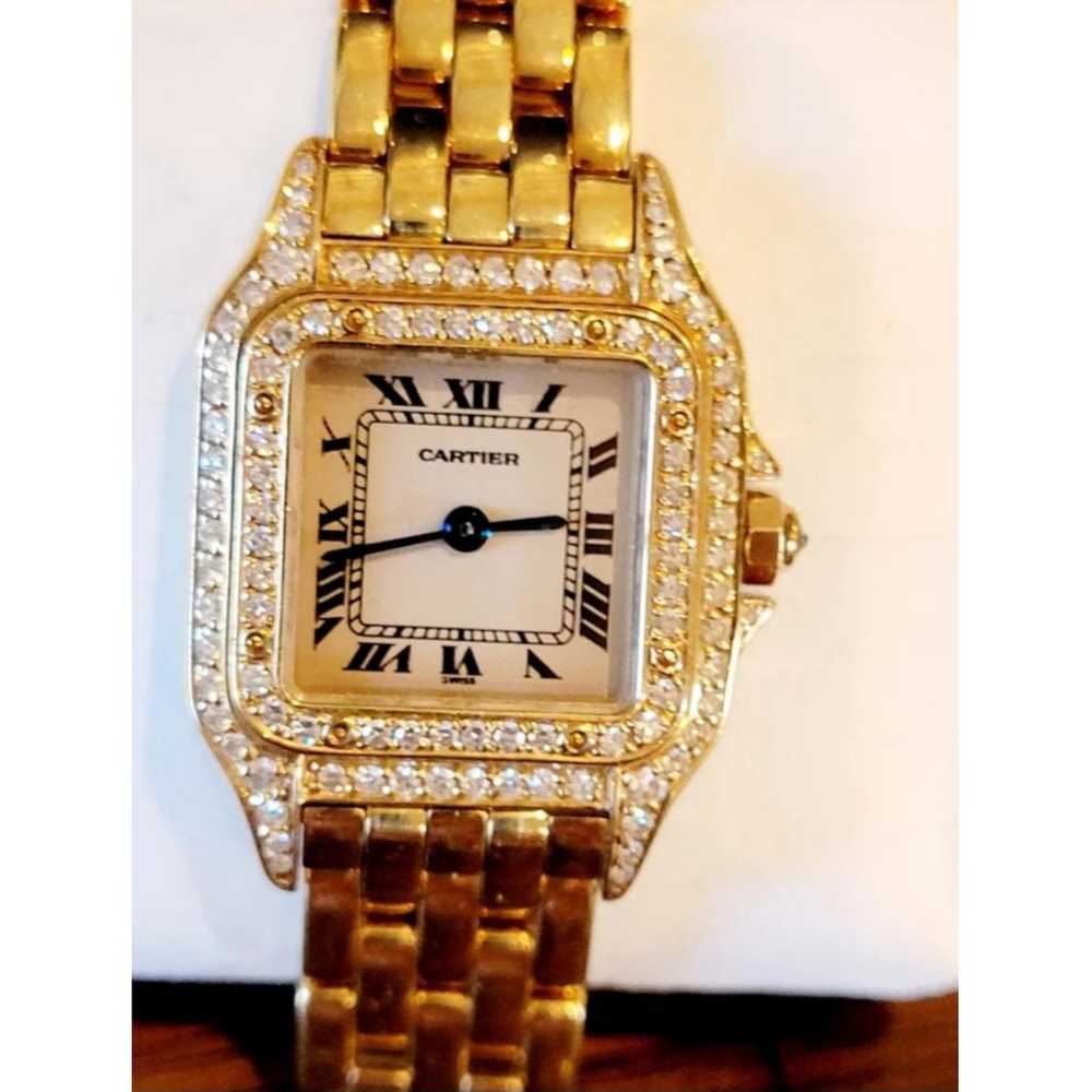 Cartier Panthère yellow gold watch - image 2