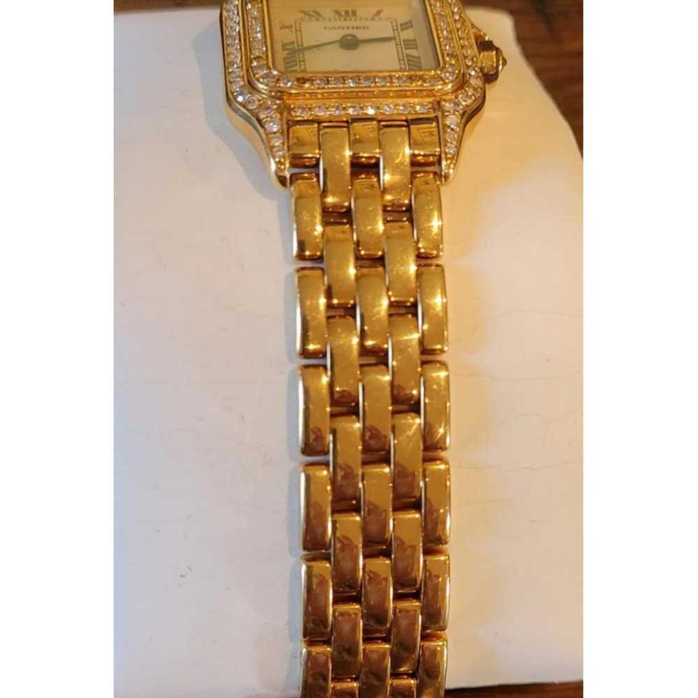 Cartier Panthère yellow gold watch - image 6