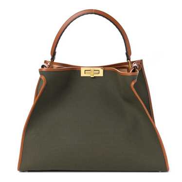 FENDI Canvas Calfskin Large Peekaboo X-Lite Amazz… - image 1