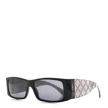 CHANEL Rectangle Quilted Sunglasses 5425 Black - image 1