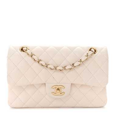CHANEL Caviar Quilted Small Double Flap White - image 1