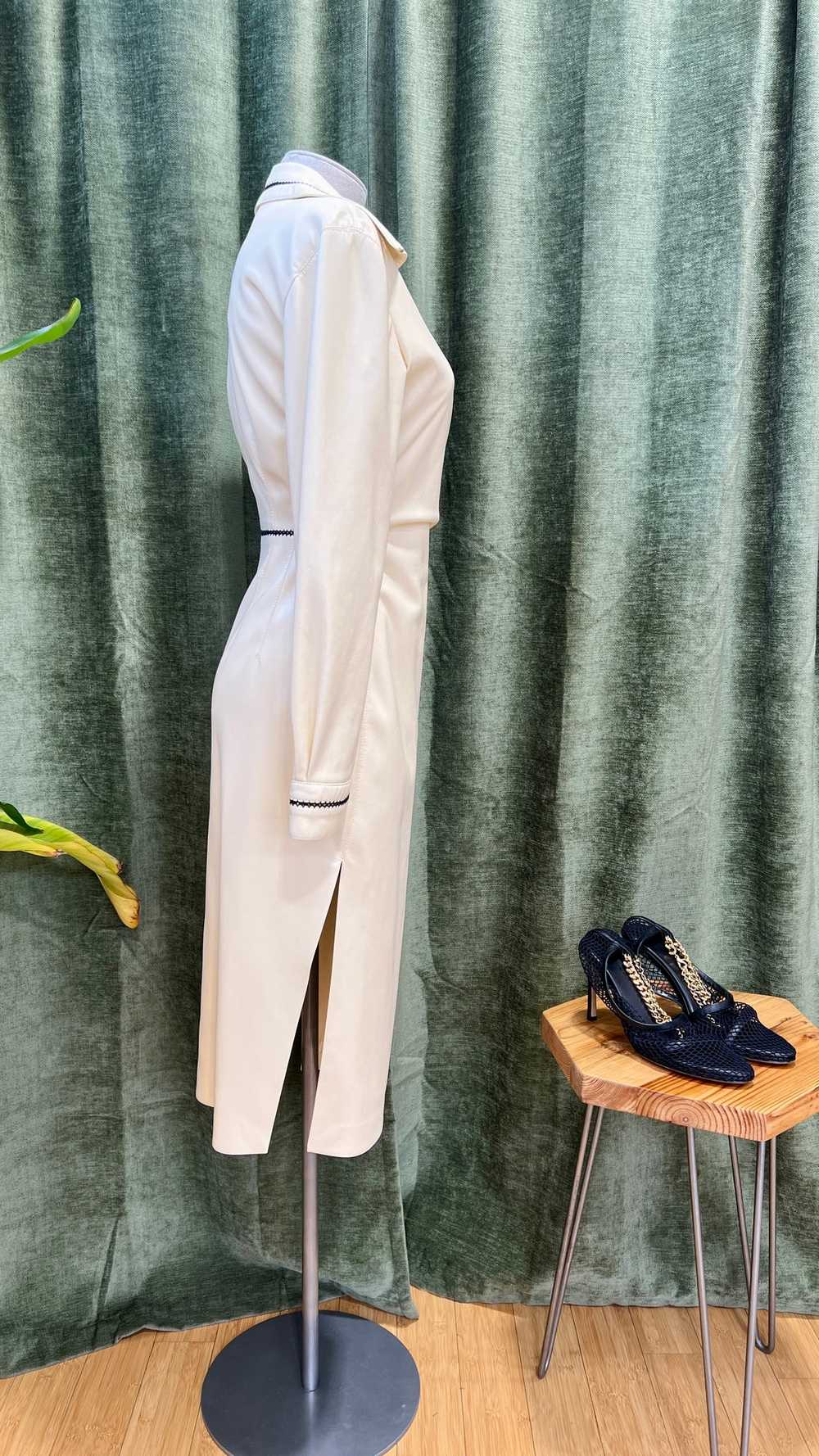 Nanushka Berna Faux Leather Wrap Midi Dress, Size… - image 4