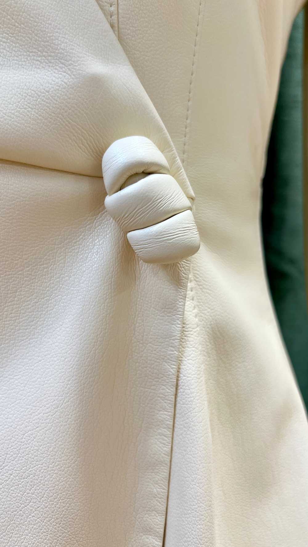 Nanushka Berna Faux Leather Wrap Midi Dress, Size… - image 6