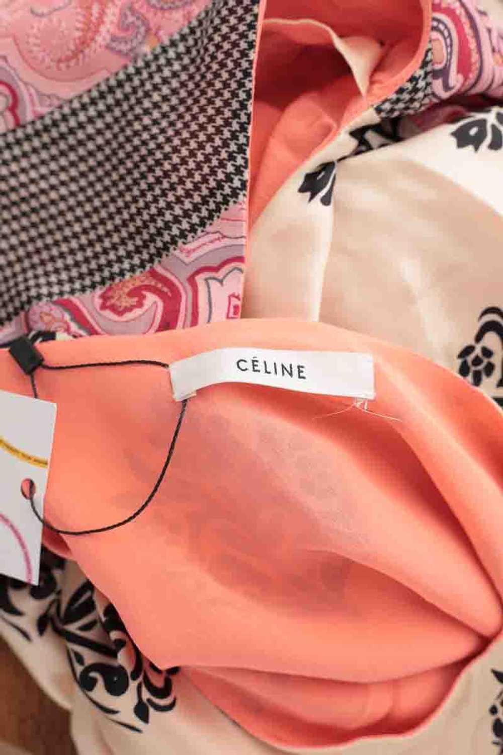 Circular Clothing Robe en soie Celine multicolore… - image 5