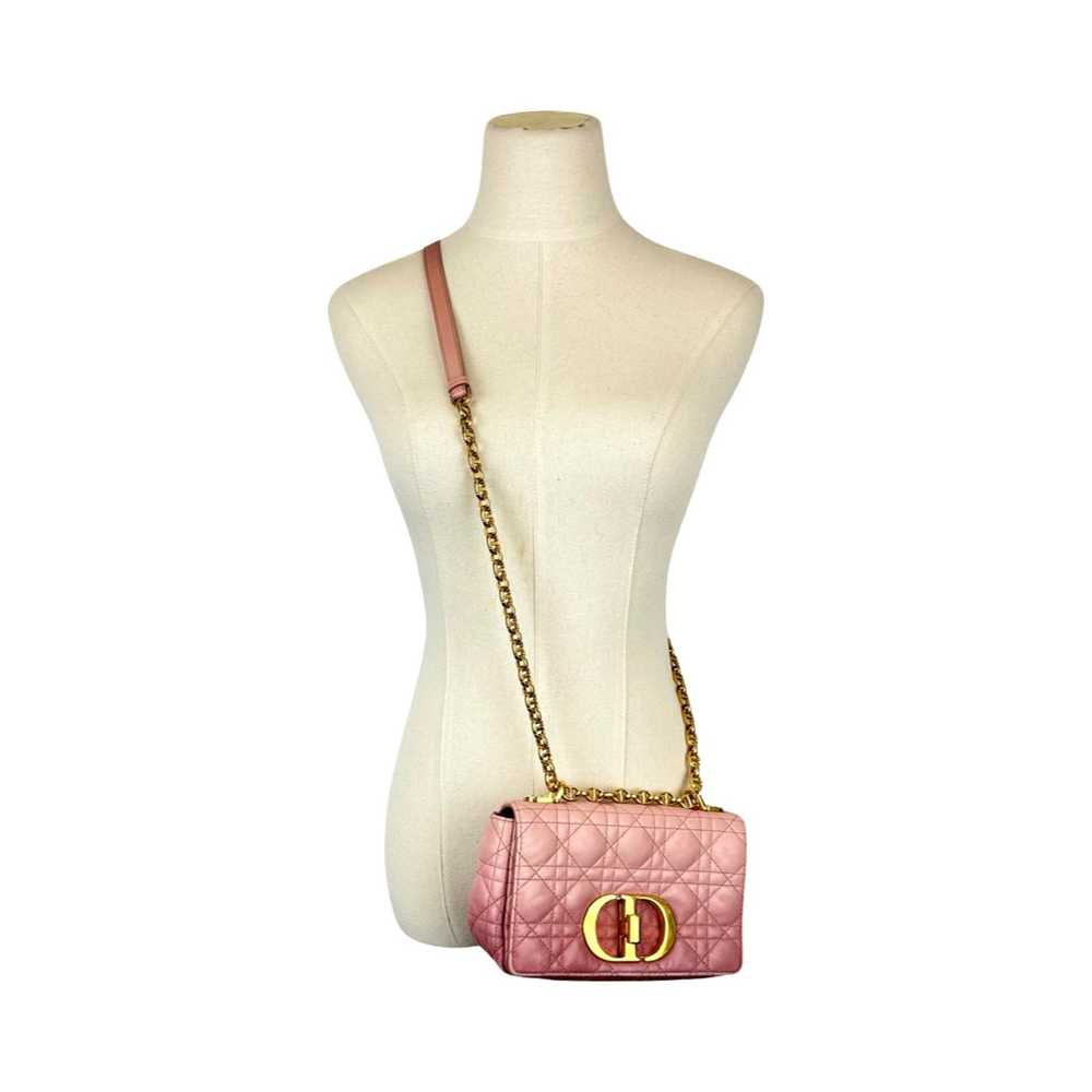 Christian Dior Lambskin Gradient Small Caro Bag - image 2