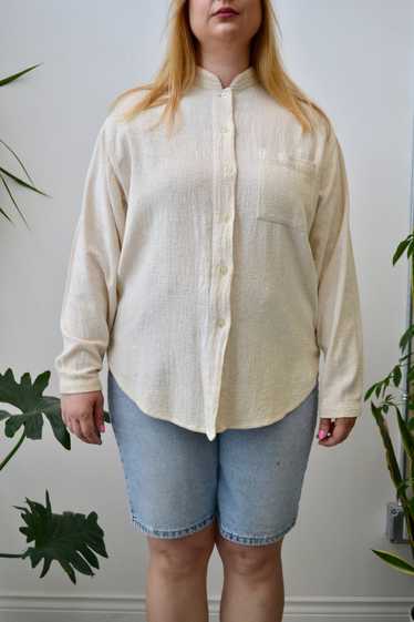 Indian Cotton Button Up - image 1