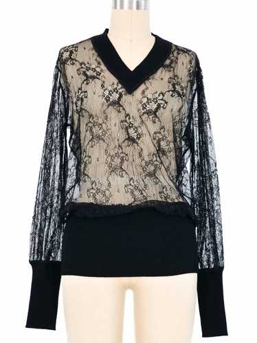 Jean Paul Gaultier Lace Sweatshirt