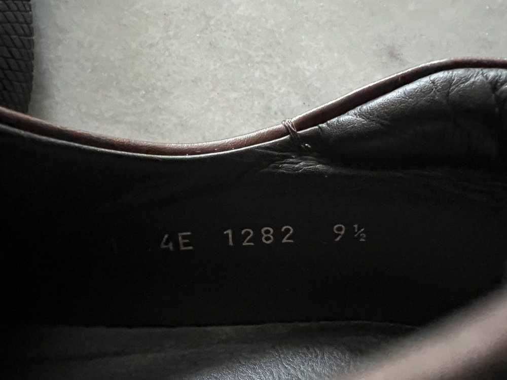 Prada Prada linea rossa brown leather shoes - image 4