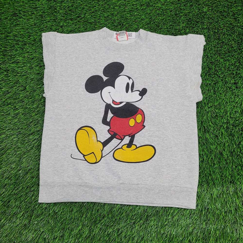 Disney Vintage 80s Mickey-Mouse Sweatshirt Womens… - image 1