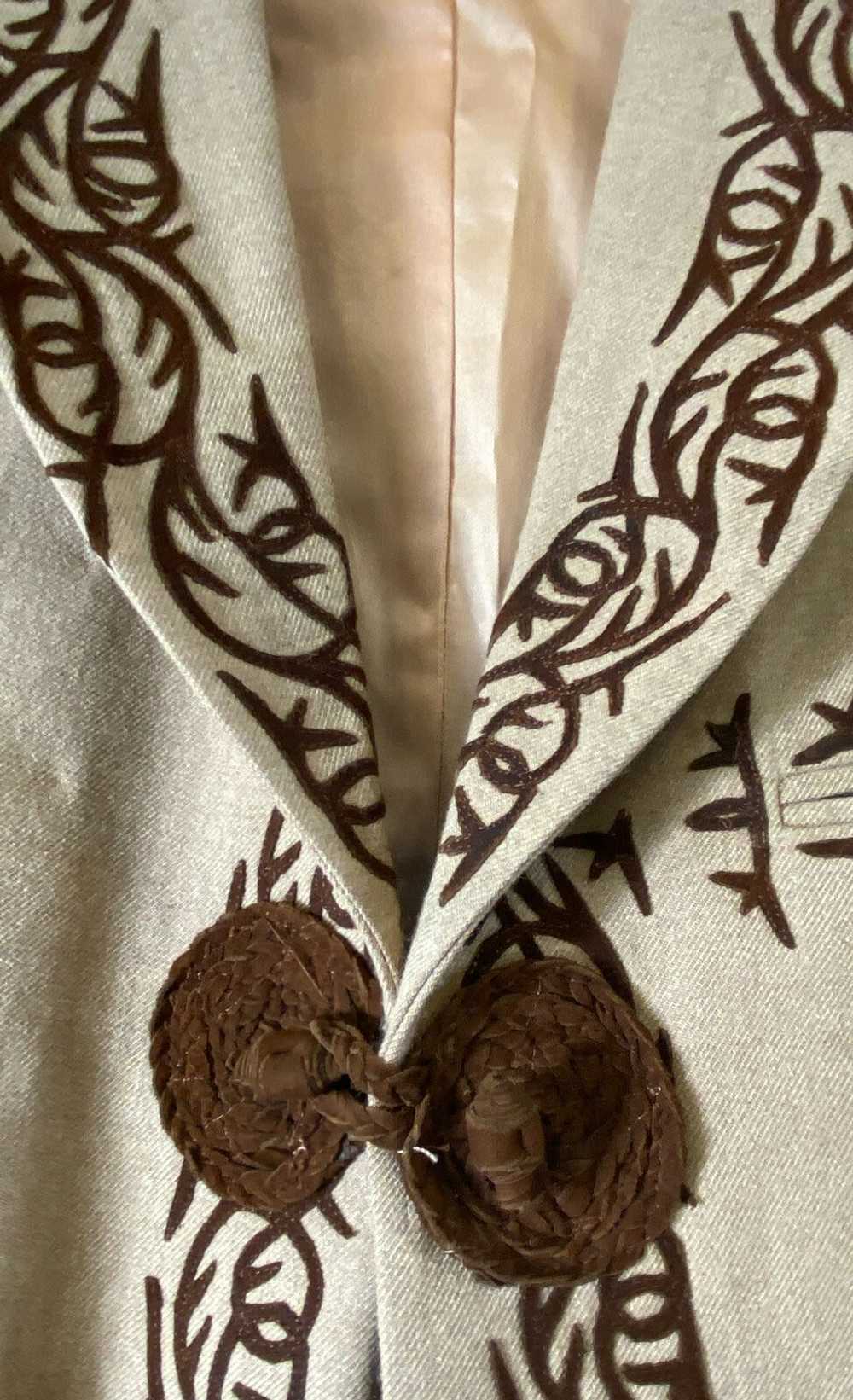 Authentic Mariachi Inspired 2 Piece Beige Suit - image 3