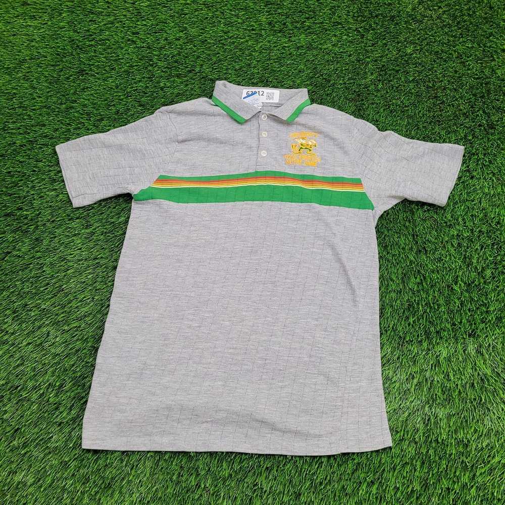 Champion Vintage 80s Champion Notre-Dame Polo Shi… - image 1