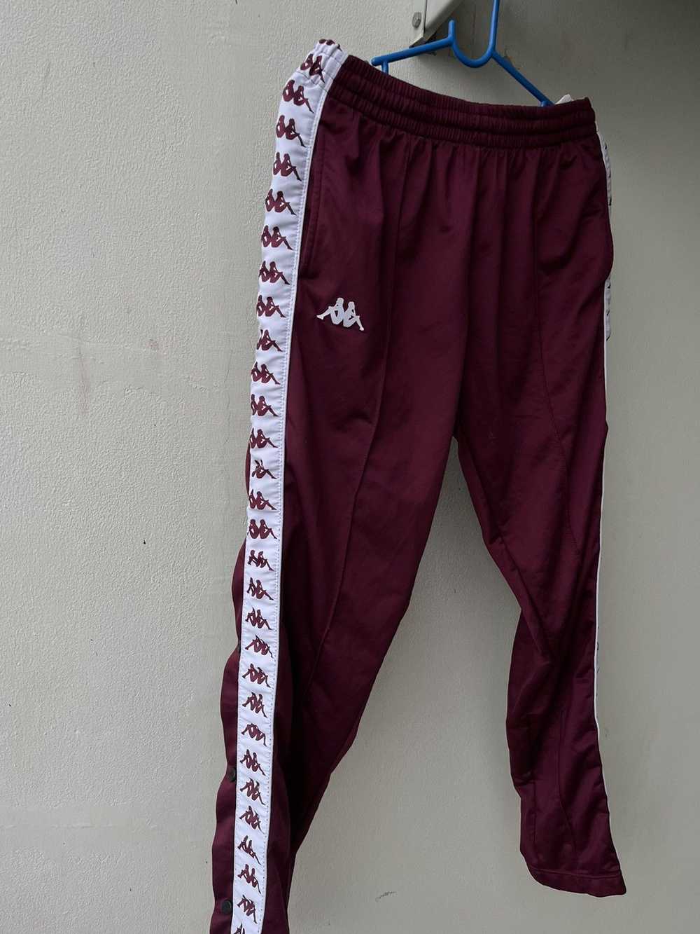 Kappa Kappa Track Pants Size XL Red Maroon - image 1