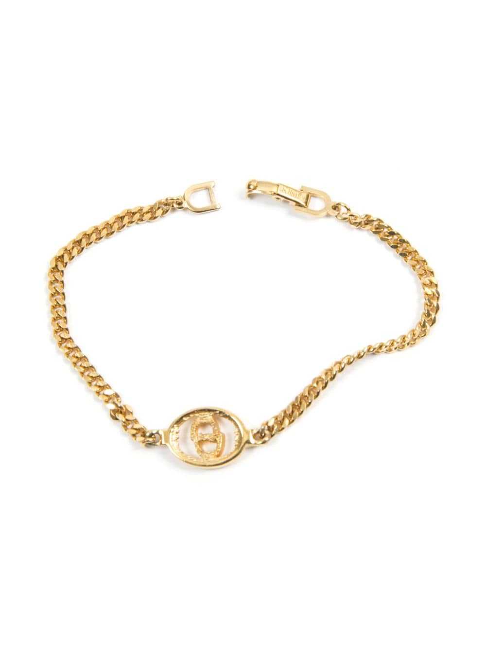 Christian Dior Pre-Owned 1990s CD chain bracelet … - image 2