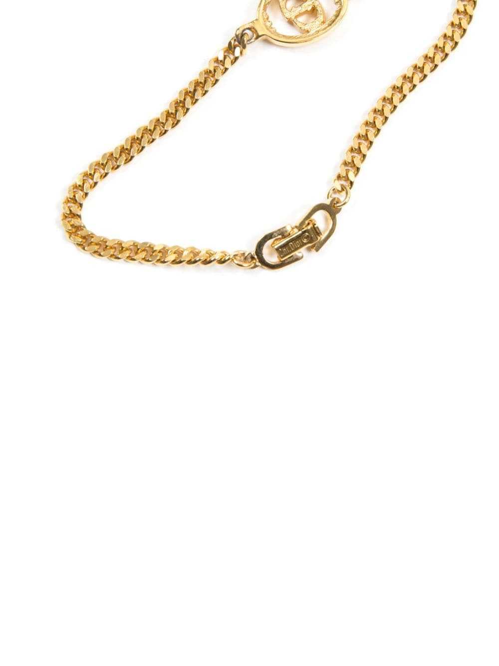 Christian Dior Pre-Owned 1990s CD chain bracelet … - image 3