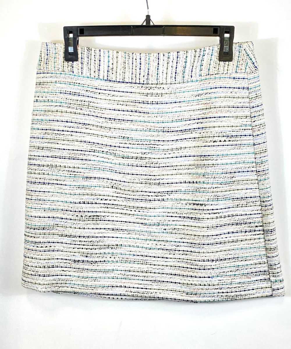 NWT Loft Outlet Womens Multicolor Striped Tweed B… - image 1