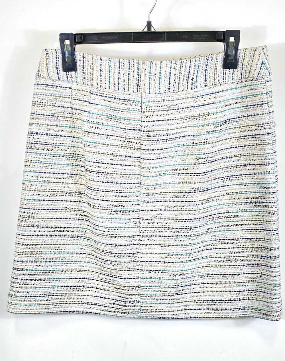 NWT Loft Outlet Womens Multicolor Striped Tweed B… - image 2