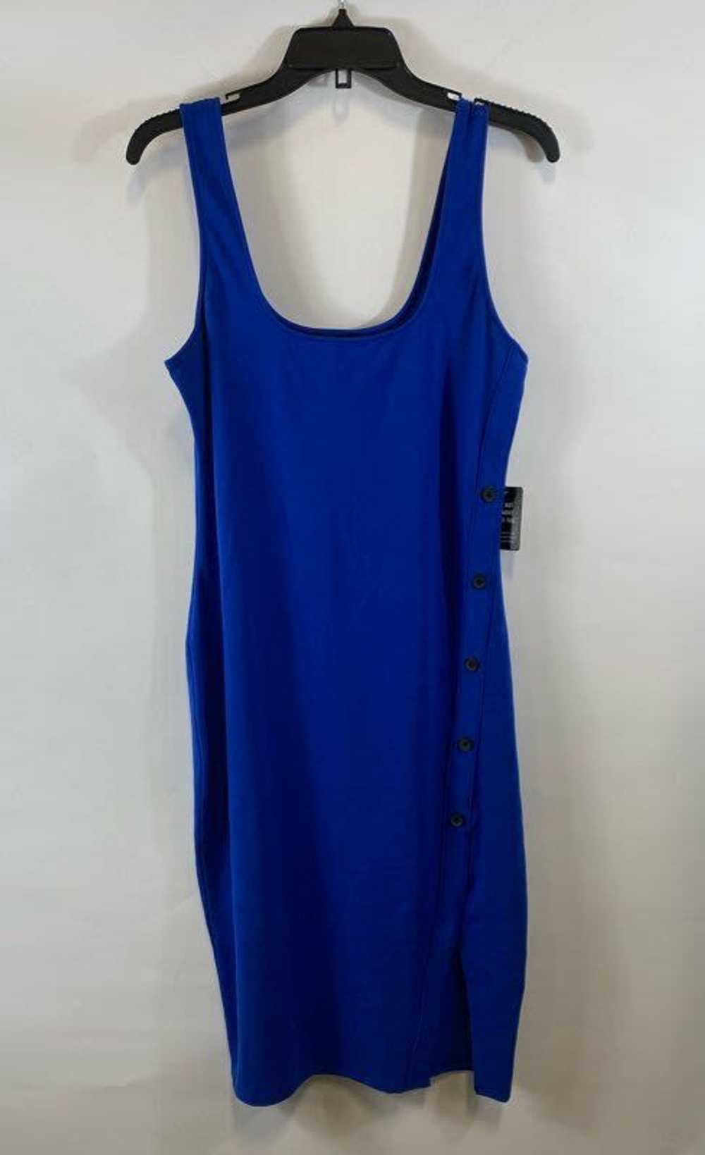 NWT Express Womens Indigo Blue Sleeveless Square … - image 1