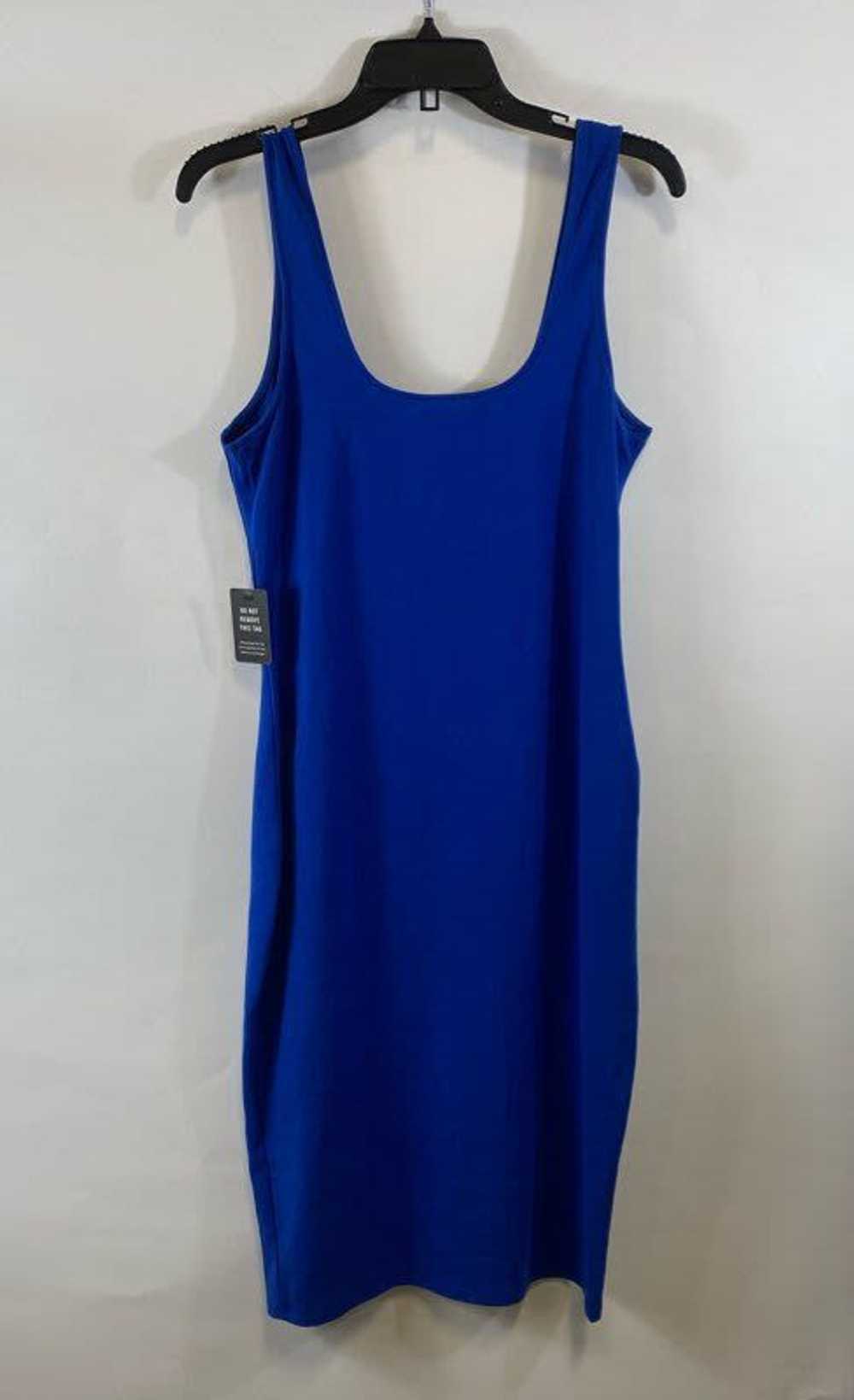 NWT Express Womens Indigo Blue Sleeveless Square … - image 2