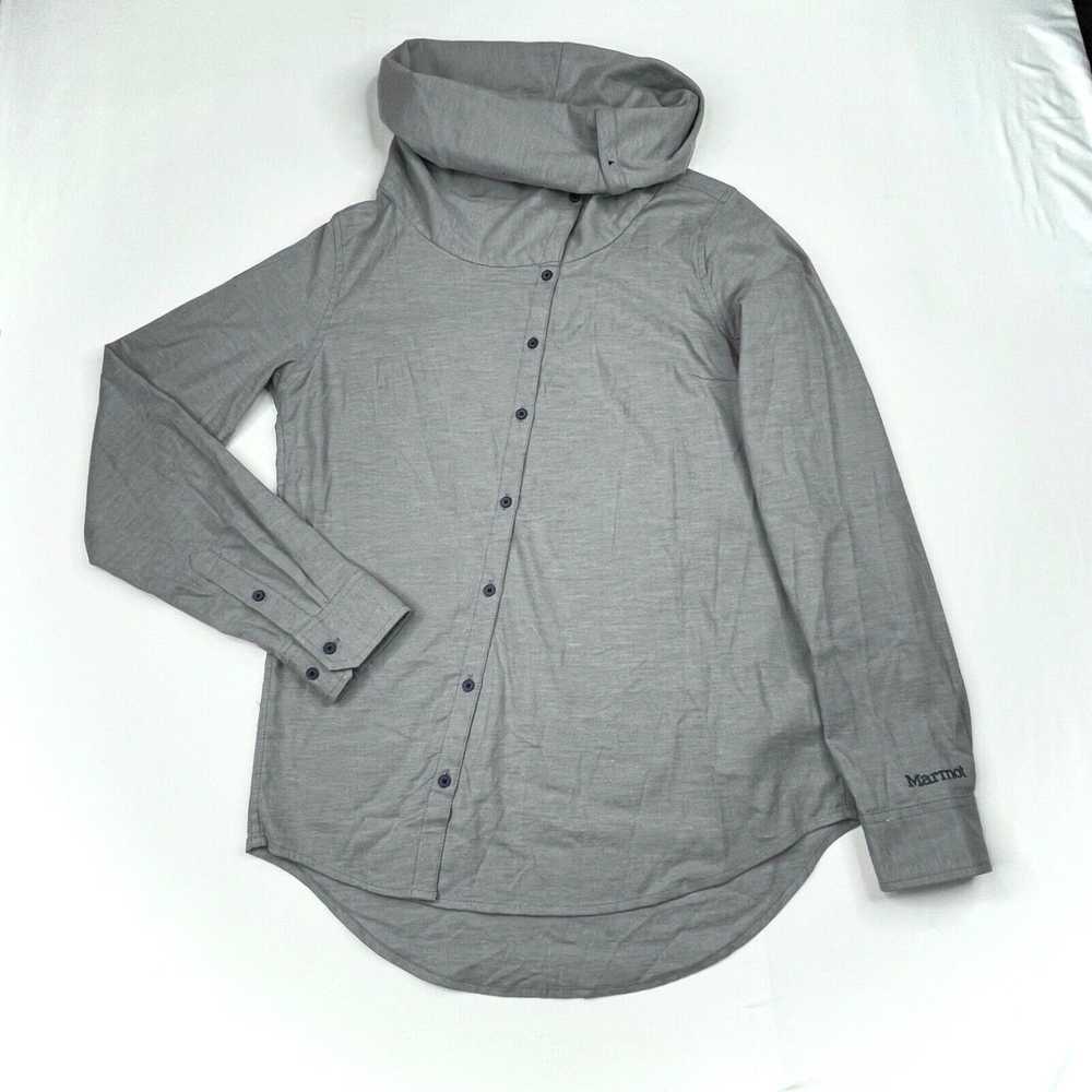 Marmot Marmot Aldasoro Flannel Shirt Gray Womens … - image 1