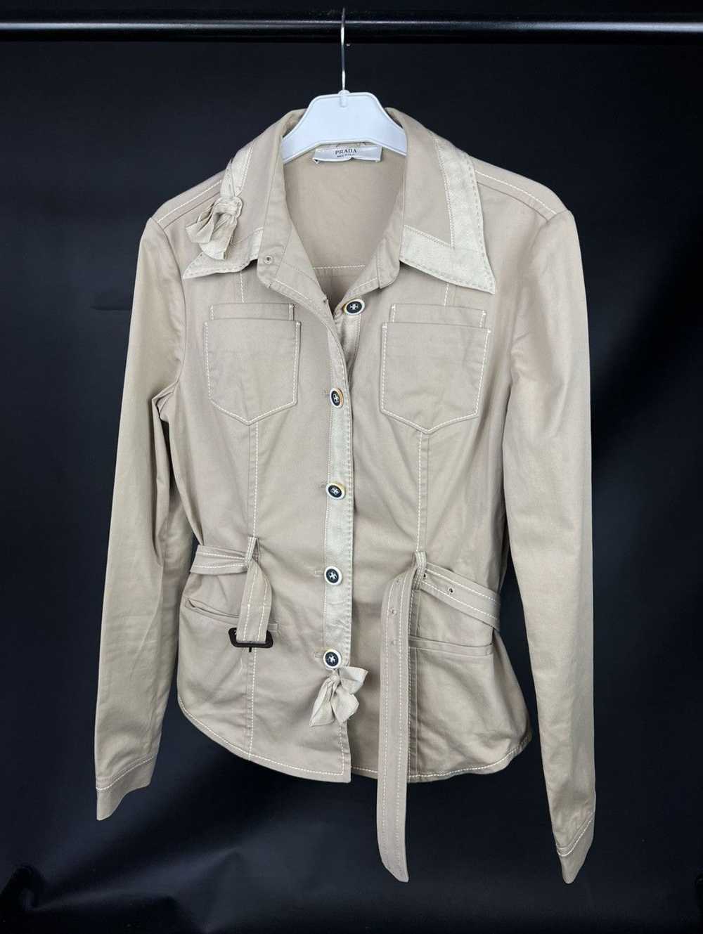 Prada × Vintage Vintage Prada Women’s Beige Blazer - image 1