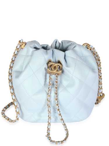 CHANEL Pre-Owned 2021-2023 CC quilted bucket bag -