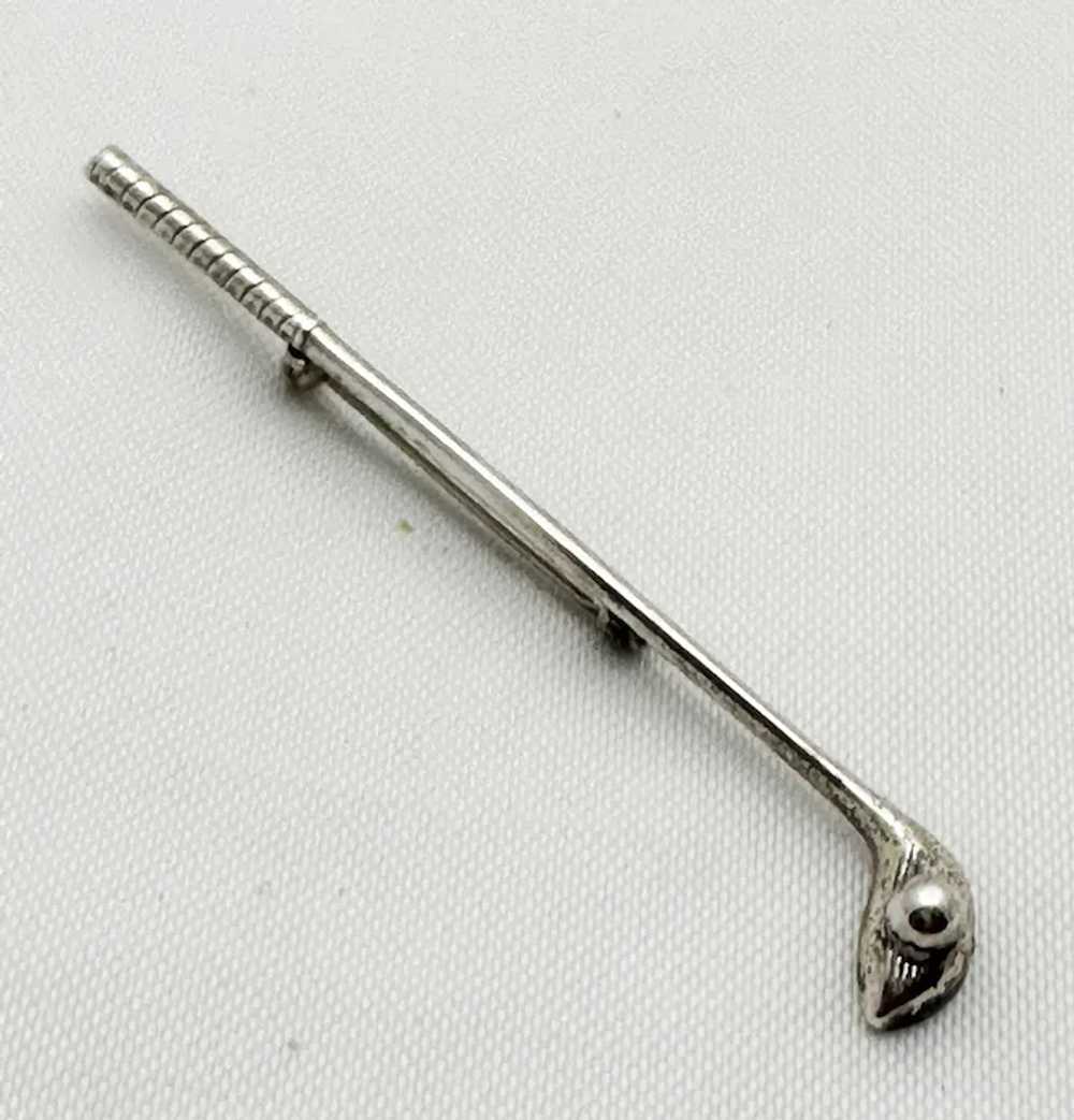 Vintage Sterling Silver Golf Club Pin Beaucraft S… - image 2