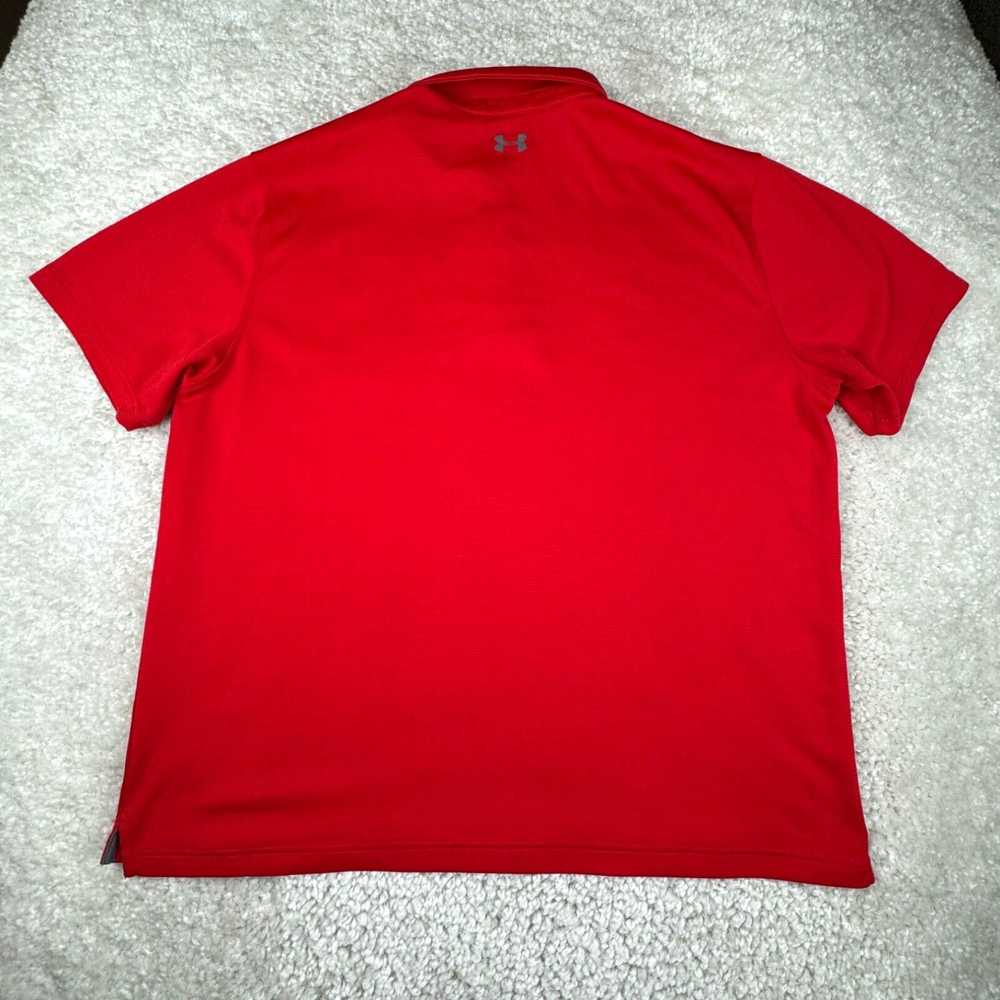 Under Armour Under Armour Polo Shirt Men XXL Red … - image 2