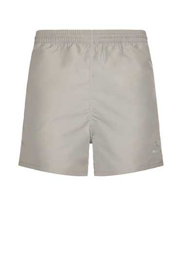 Balenciaga o1in1g0624 Sporty B Swim Shorts in Grey