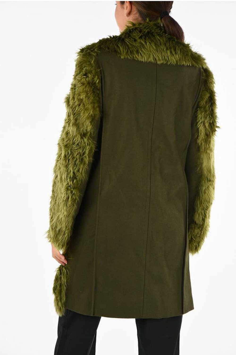 Maison Margiela og1mm0624 Alpaca Fur Coat in Green - image 2