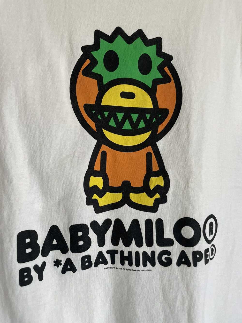 Bape A bathing ape baby Milo white/green/orange 2… - image 2