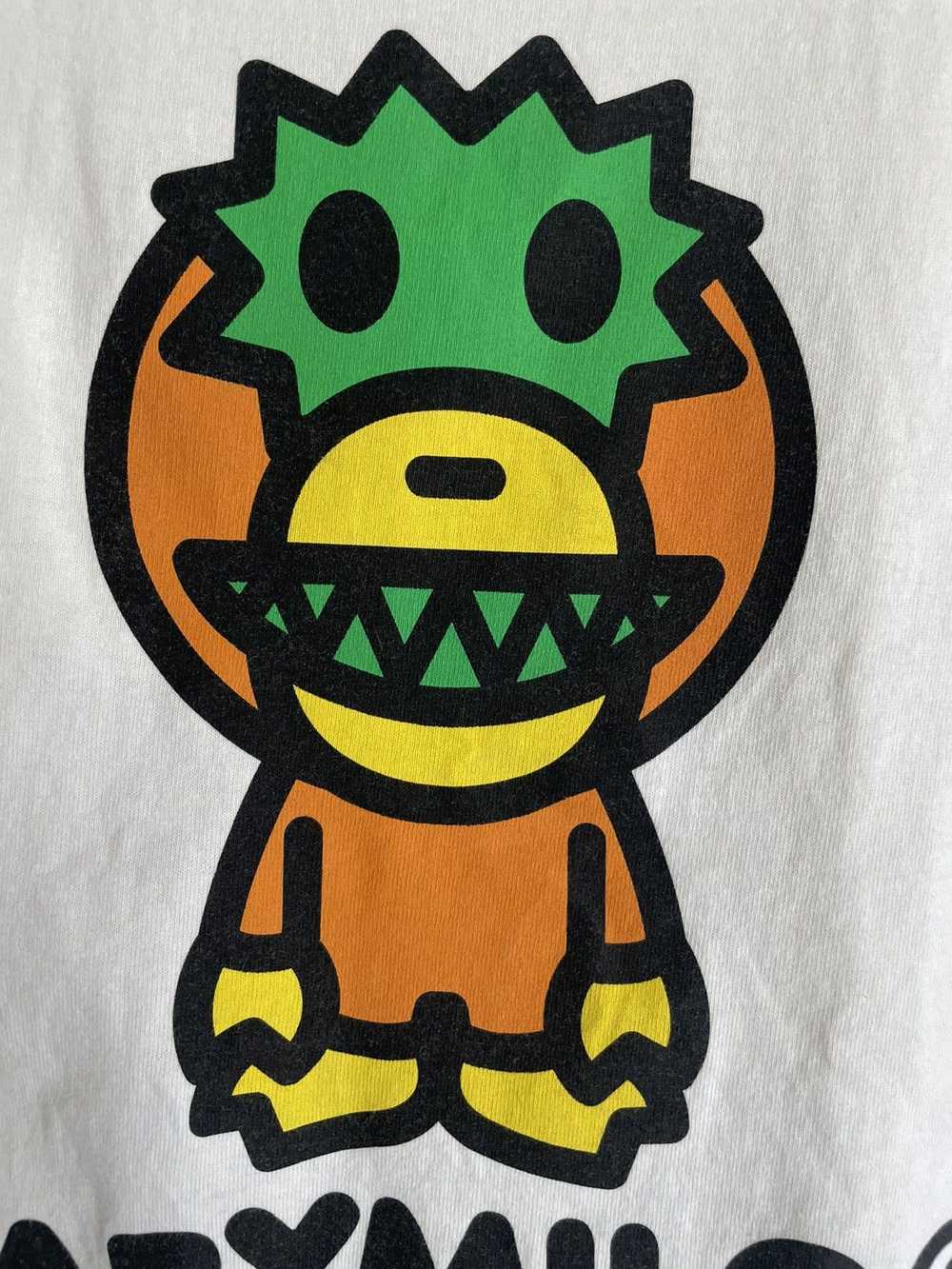 Bape A bathing ape baby Milo white/green/orange 2… - image 3