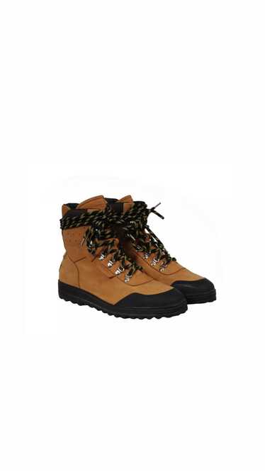 Off-White Hiking Boots Brown Tan Black Nubuck