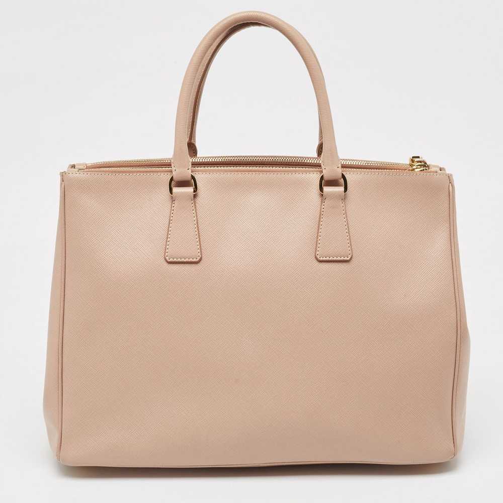 Prada PRADA Light Pink Saffiano Lux Leather Large… - image 4