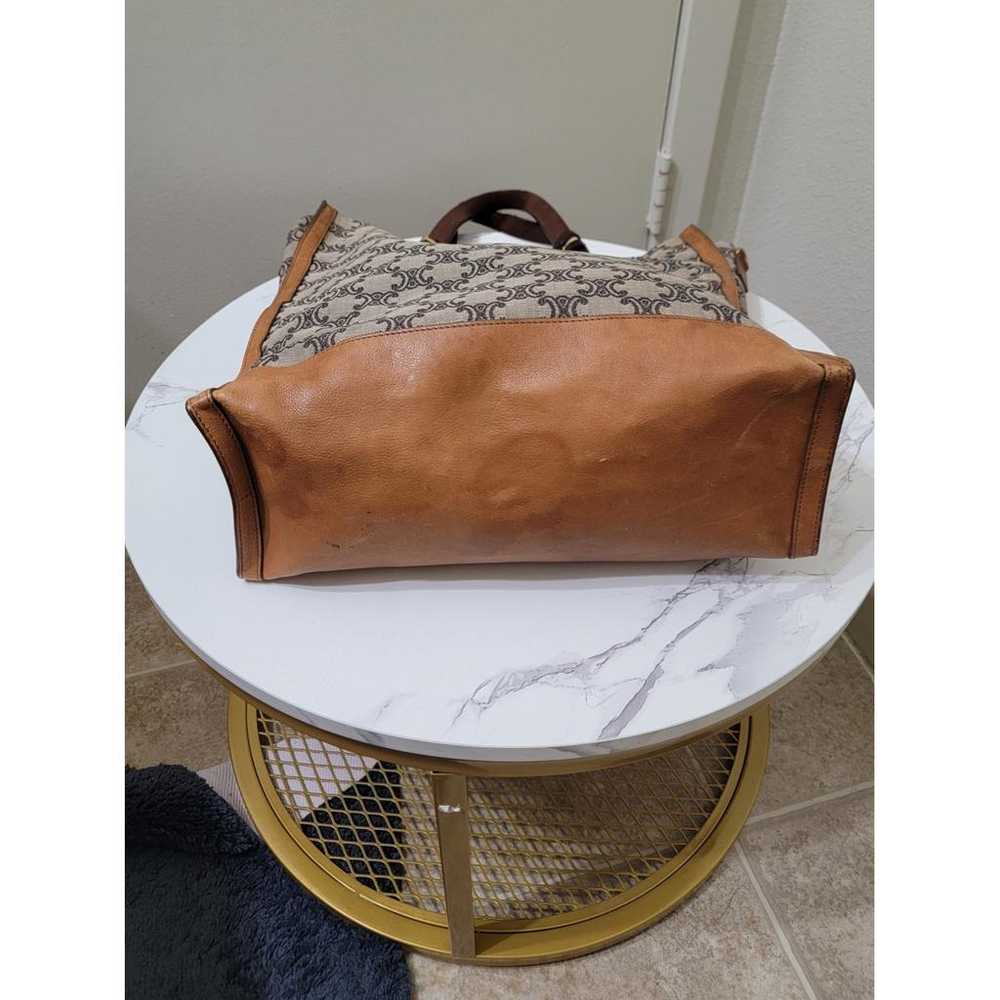 Celine Triomphe Vintage leather handbag - image 3