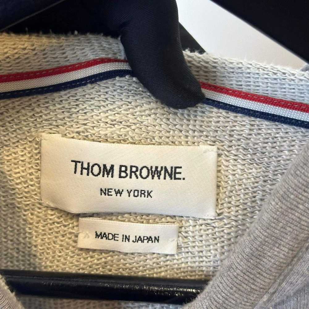 Luxury × Thom Browne THOM BROWNE 4 BAR GREY JACKET - image 5