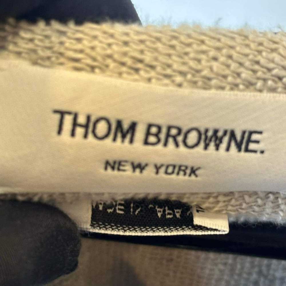 Luxury × Thom Browne THOM BROWNE 4 BAR GREY JACKET - image 7