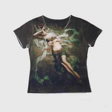 Jean Paul Gaultier／shirt／Angel Jean Paul Gaultier SS 1998 Jesus Christ Mesh Unisex Baroque