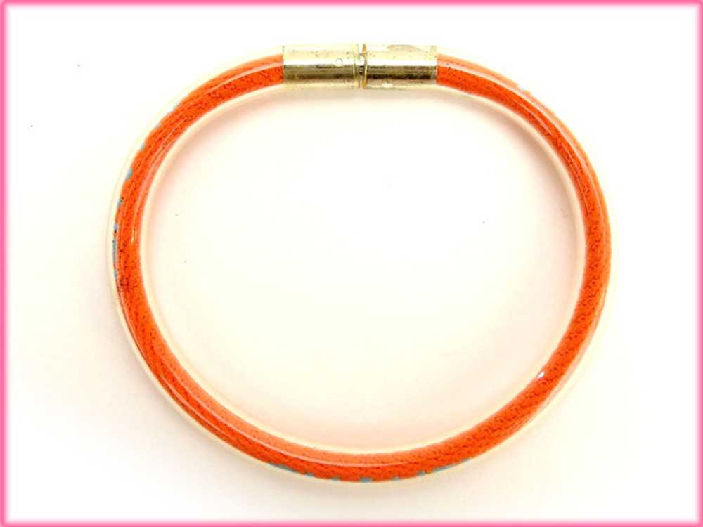 June Flash Chanel Bracelet Ladies Tube Orange T13… - image 2