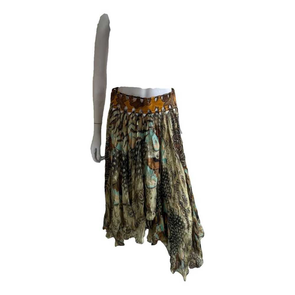 Roberto Cavalli Silk mid-length skirt - image 1