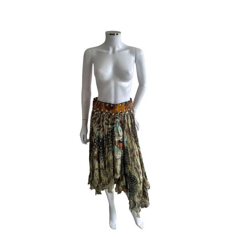 Roberto Cavalli Silk mid-length skirt - image 5