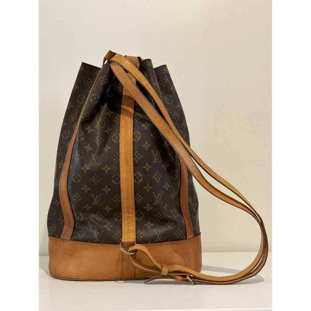 Louis Vuitton Randonnée leather backpack - image 2