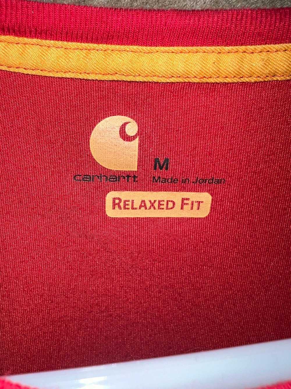 Carhartt Carhartt Men’s Relaxed Fit T Shirt Red S… - image 3