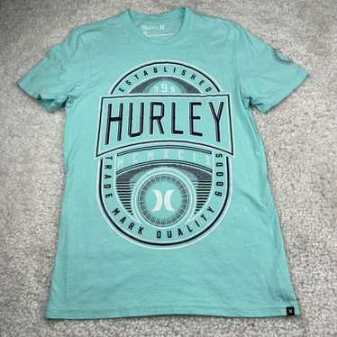 Hurley Hurley Shirt Men Small Blue Short Sleeve G… - image 1