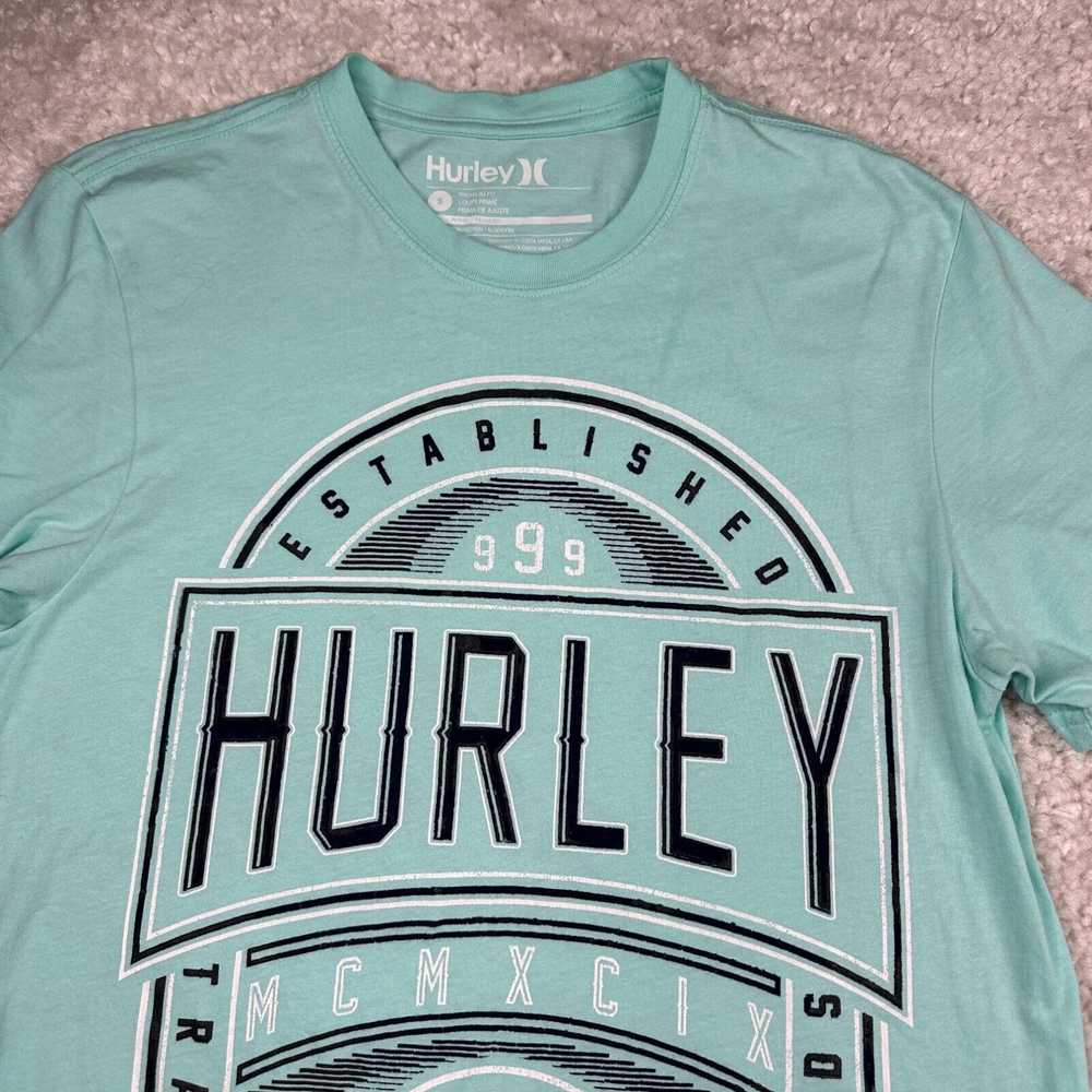 Hurley Hurley Shirt Men Small Blue Short Sleeve G… - image 2