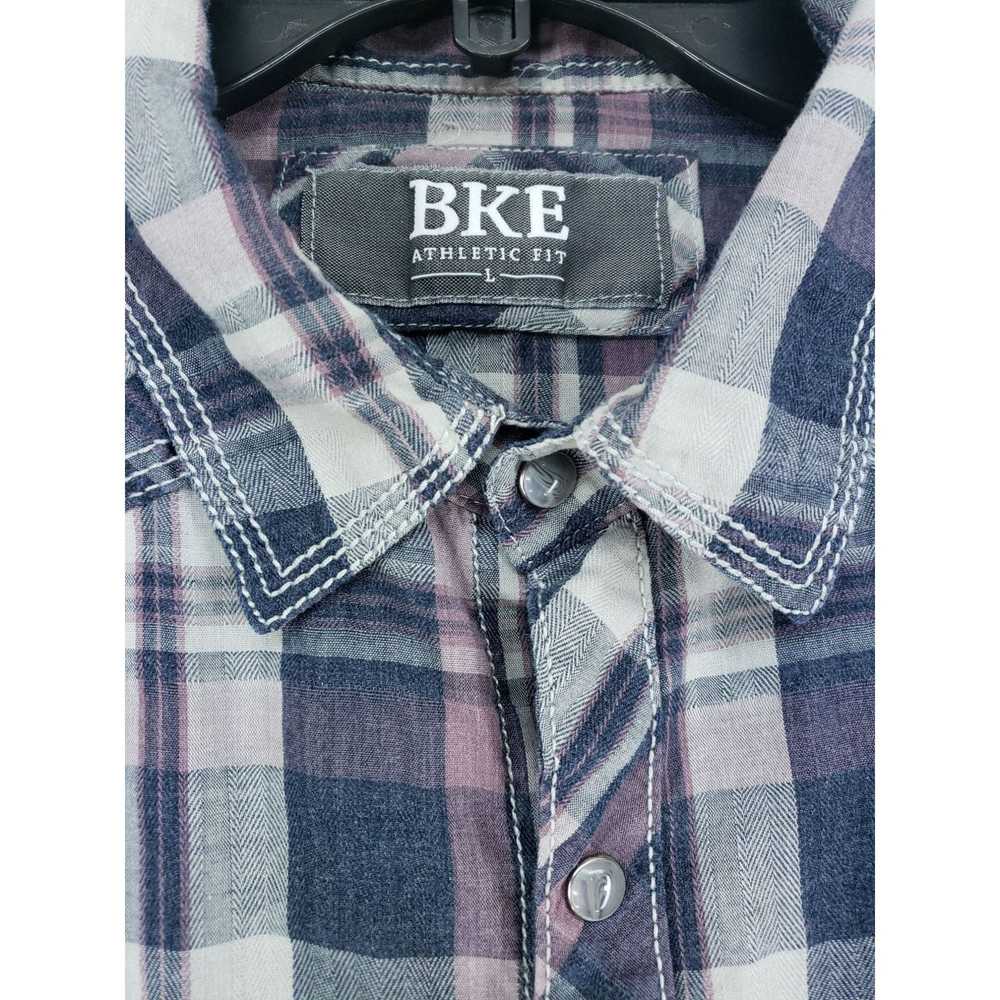Bke BKE Athletic Fit Pearl Snap Shirt Men's Size … - image 7