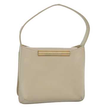 Givenchy GIVENCHY Hand Bag Leather White Auth bs1… - image 1