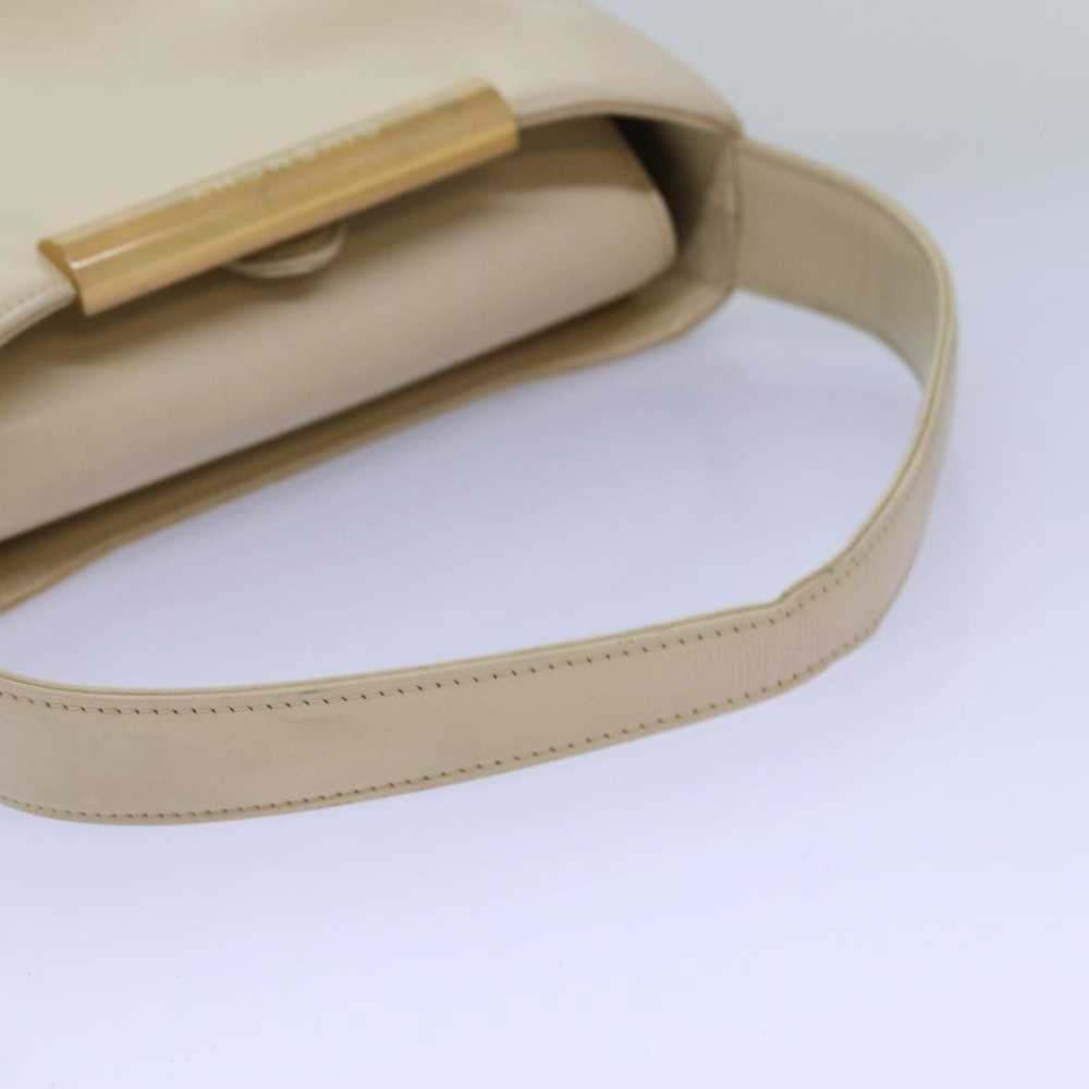 Givenchy GIVENCHY Hand Bag Leather White Auth bs1… - image 7