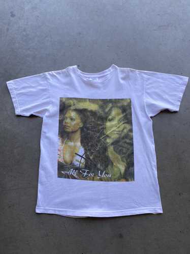 Vintage Janet Jackson World Tour 2001 All For You M&O Knits Tag shops T-Shirt Size L