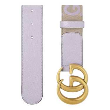 Gucci Gg Buckle leather belt - image 1