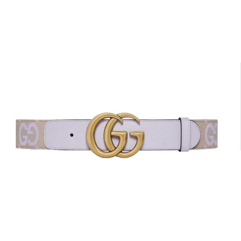 Gucci Gg Buckle leather belt - image 2